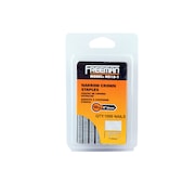 FREEMAN Staples, 18 ga, Narrow Crown, 1 in Leg L, Steel NS18-1